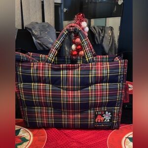 Coachtopia Loop Tote With Plaid Quilting